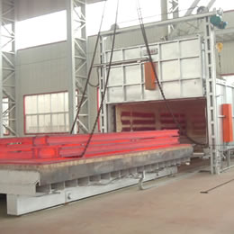 全纖維臺(tái)車式電阻爐