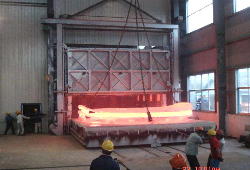 臺車式封頭鍛造加熱爐