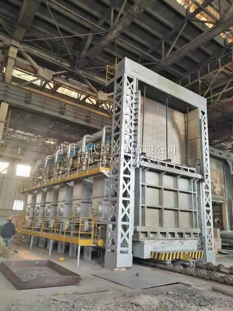 現(xiàn)代工業(yè)爐臺車式燃氣加熱爐